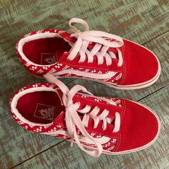 Kids Logo Old Skool Vans - Picture 2 of 6